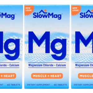 Suplemento Slo-mag Slow Mag Cloreto De Magnésio E Cálcio