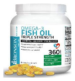 Óleo De Pescado Bronson Omega 3 Tripla Força 2720 Mg 19 - Imagem 2