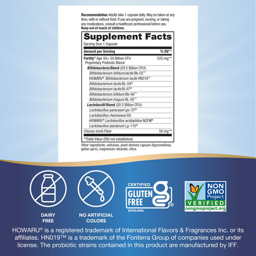 Suplemento Nature's Way Fortify Extra Strength 50+ Probiótic - Imagem 5