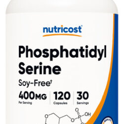 Suplemento Nutricost Fosfatidilserina 400 Mg 120 Cápsulas