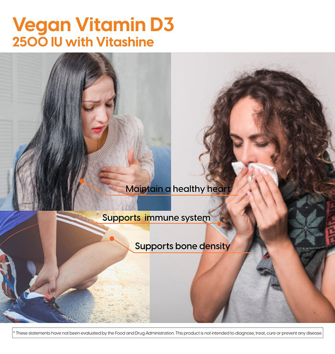 Suplemento Doctor's Best Vitamina D3 2500iu 60 Comprimidos - Imagem 4