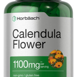 Suplemento Horbäach Calendula Flower Capsules 1100mg 180ct