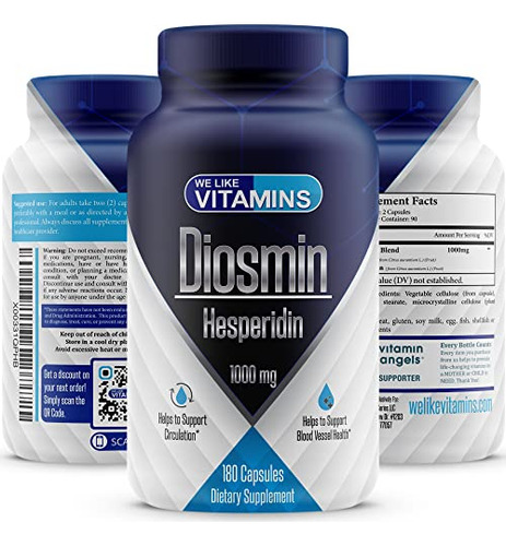 Suplemento Que Gostamos: Vitaminas, Diosmina, Hesperidina,