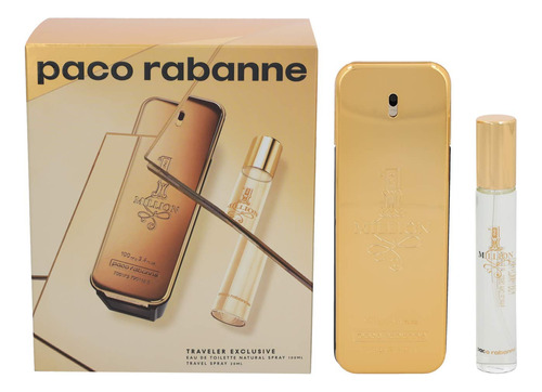 Conjunto De Presente Perfume Paco Rabanne De 1 Milhão Para H - Imagem 2