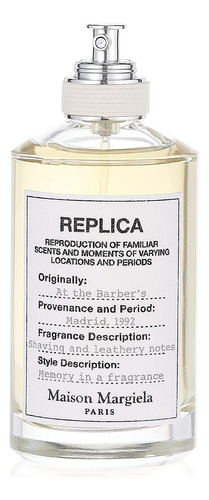 Réplica Do Perfume Maison Margiela Na Barber's Edt 100ml