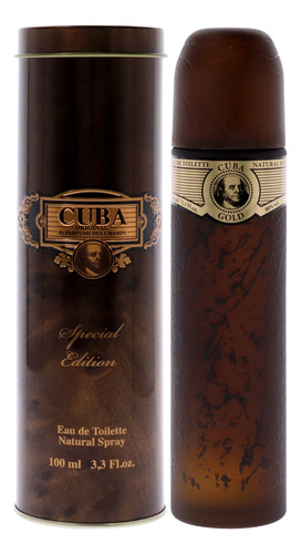 Perfume Cuba Gold Cuba Para Homens Eau De Toilette 100ml