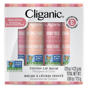 Conjunto De Tonalidade Labial Cliganic, Não Transgênico, Col