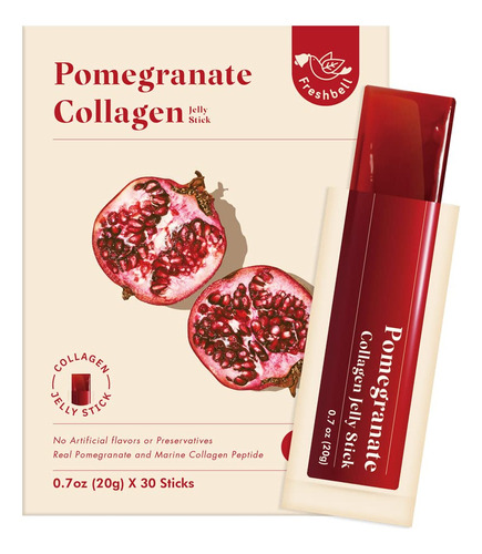 Suplemento De Colágeno Freshbell Pomegranate Jelly 20g X 30