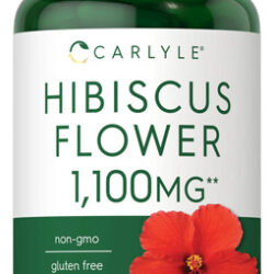 Suplemento Extrato De Flor De Hibisco Carlyle 1100mg 120 Cáp