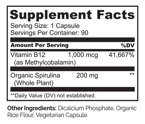 Suplemento Naturelo Vegan B12 Metil B12 1000mcg 90 Cápsulas - Imagem 8