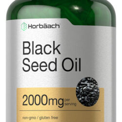 Suplemento De Óleo De Semente Preta Horbäach 2000 Mg 120 Cáp