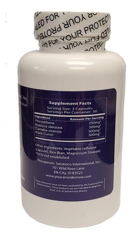 Suplemento Dietético Quadramune Immune Support Com Pterostil - Imagem 2