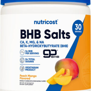 Mistura De Bebidas Bhb Salts Nutricost, Sabor Pêssego E Mang