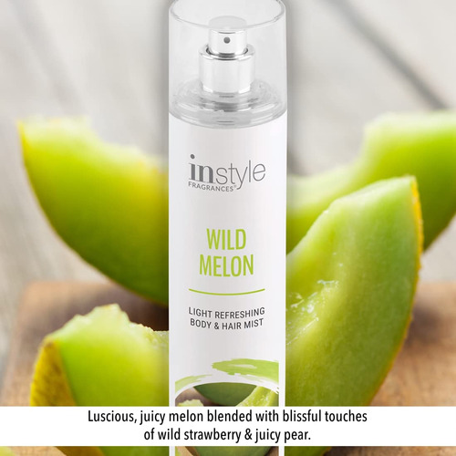 Body & Hair Mist Instyle Fragrances Wild Melon Scent 240 Ml - Imagem 5