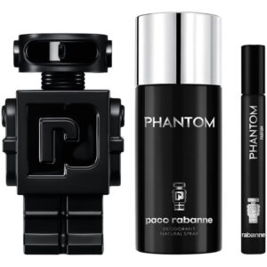 Conjunto De Perfume Paco Rabanne Phantom Para Homens Com Per