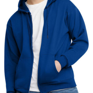 Moletom Masculino Eco-smart Da Hanes, Com Zíper Completo, De