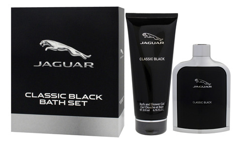 Perfume Jaguar Classic Black Edt 100ml Para Homens, Conjunto - Imagem 4