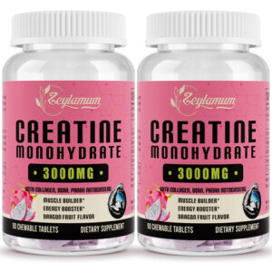 Suplemento De Creatina Zeylamum Para Mulheres 3000 Mg Com Co