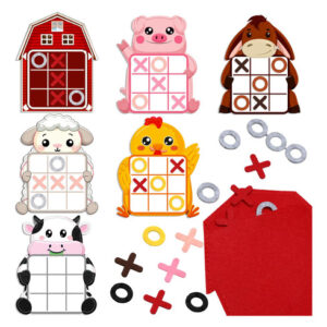 Pacote Com 12 Jogos De Tabuleiro Estratégicos Farm Party Fav