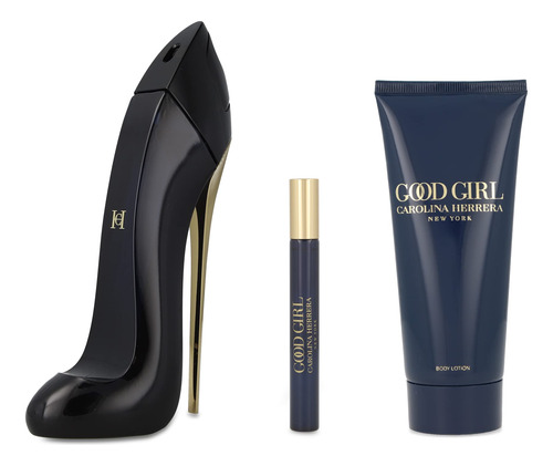 Conjunto De 3 Peças De Perfume Carolina Herrera Good Girl Pa