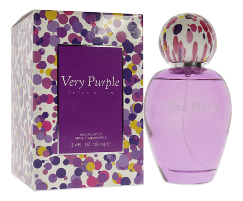 Perfume Perry Ellis Very Purple Edp Spray Para Mulheres 100m - Imagem 3