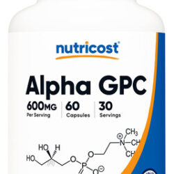 Suplemento Nutricost Alpha Gpc 300 Mg 60 Cápsulas De Glu Não