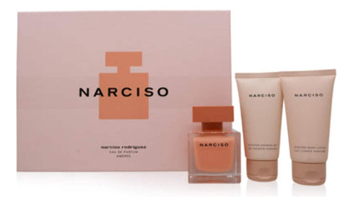 Conjunto De Perfume Narciso Rodriguez Narciso Ambree Para Mu - Imagem 2