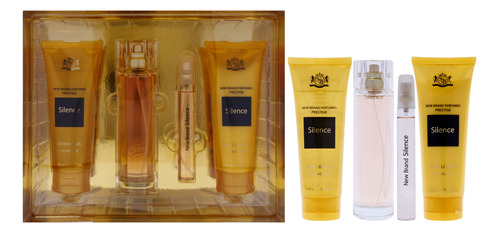 Conjunto De Presentes Perfume New Brand Prestige Silence 100