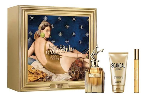 Conjunto De Perfume Para Presente Jean Paul Gaultier Scandal Absolu Edp 80ml