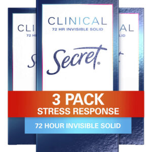Antitranspirante E Desodorante Secret Clinical Women 50ml X3