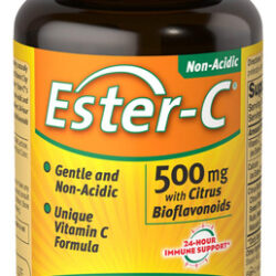 Suplemento Ester-c 500 Mg Com Bioflavonóides Cítricos 120 Cá