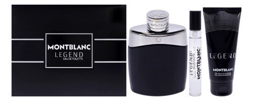 Conjunto De Presentes Perfume Mont Blanc Legend Para Homens,