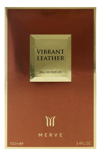Perfume Merve Vibrant Leather Eau De Parfum 100ml Para Homen - Imagem 5
