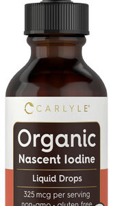 Suplemento Líquido Orgânico De Iodo Nascente Carlyle 60ml