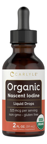 Suplemento Líquido Orgânico De Iodo Nascente Carlyle 60ml