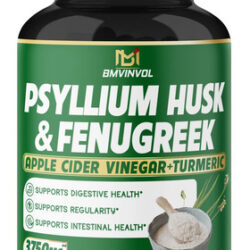 Suplemento: Cápsulas De Casca De Psyllium, 3750 Mg, Bmvinvol