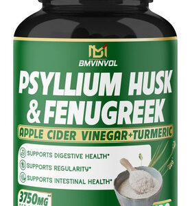Suplemento: Cápsulas De Casca De Psyllium, 3750 Mg, Bmvinvol