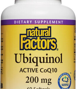 Suplemento De Fatores Naturais Ubiquinol Active Coq10 200 Mg