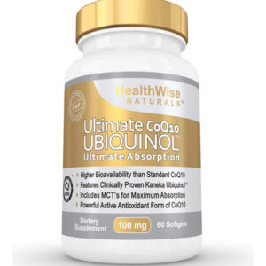 Suplemento Healthwise Naturals Ultimate Coq10 Ubiquinol 100m