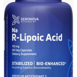 Suplemento Geronova Research Ácido R-lipóico 115 Mg 90 Cápsu