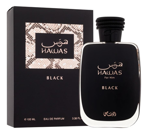 Perfume Rasasi Hawas Black Edp 100ml Para Homens - Imagem 2