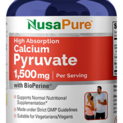 Piruvato De Cálcio Nusapure 1500 Mg 200 Cápsulas Vegetariana