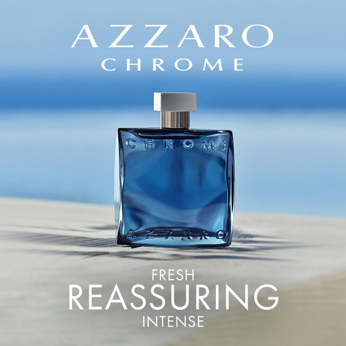 Perfume Azzaro Chrome Parfum Para Homens Citrus Fougère 100m - Imagem 3