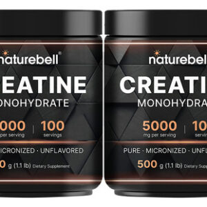 Creatina Monohidratada Em Pó Naturebell 500g (pacote Com 2)