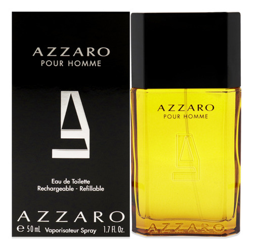 Perfume Azzaro Azzaro Para Homens Edt 50ml Em Spray Recarreg