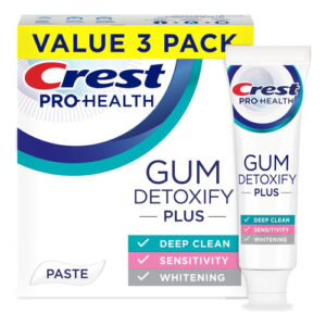 Pasta De Dentes Crest Pro-health Gum Detoxify Plus 133ml X3
