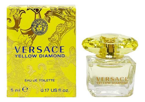 Mini Edição Feminina Versace Yellow Diamond Da Versace 17 On - Imagem 3