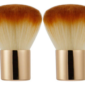 Conjunto De Pincéis De Maquiagem Rn Beauty Kabuki Powder Blu