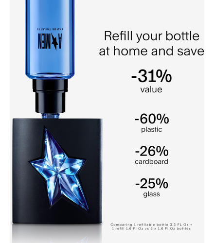 Perfume Mugler A*men Eau De Toilette 100ml Para Homens - Imagem 3