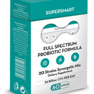 Suplemento Supersmart Full Spectrum Probiotic 36 Bilhões De